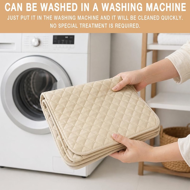 4 Pcs Absorbent Incontinence Chair Pads, 50x50cm Washable Chair Mats
