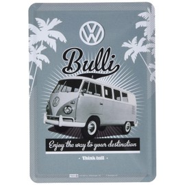 Nostalgic Art-VW Camper VAN-Retro Tin Sign / 10 x 14 CM