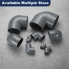 sourcing map 4pcs 2" 90 Degree Elbow Pipe Fittings, Furniture