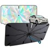 Windshield Sun Shade Custom Fit for Toyota Prius 2016-2022, Upgraded