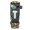 Wooboo 5 in 1 Survival Paracord Bracelet Wrist Band (Cable