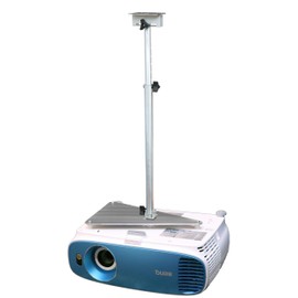 PCMD, LLC. Projector Ceiling Mount Compatible with BenQ TK800 TK800M with Lateral Shift Coupling (Telescoping 23-30-Inch Extension)
