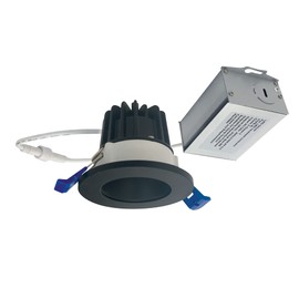 Nora NM2-2RDC4030BB 2" Mini Recessed Downlight, 400 Lumens - No Housing Required (Matte Black, 3000K)