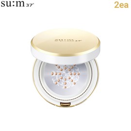 SU:M37 Time Energy Dazzling Metal Cover Cushion 15g*2ea, Shade:02 Natural Beige