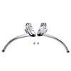 Dia-COMPE DC139 Guidonnet Curved Cycle Brake Levers Retro Fixed Silver