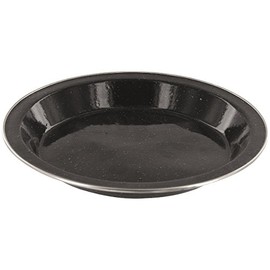 Highlander Deluxe Enamel Plate Camping - Black