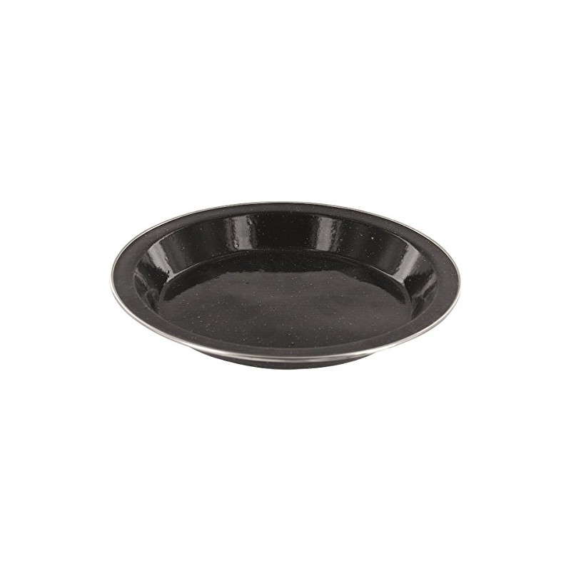 Highlander Deluxe Enamel Plate Camping - Black