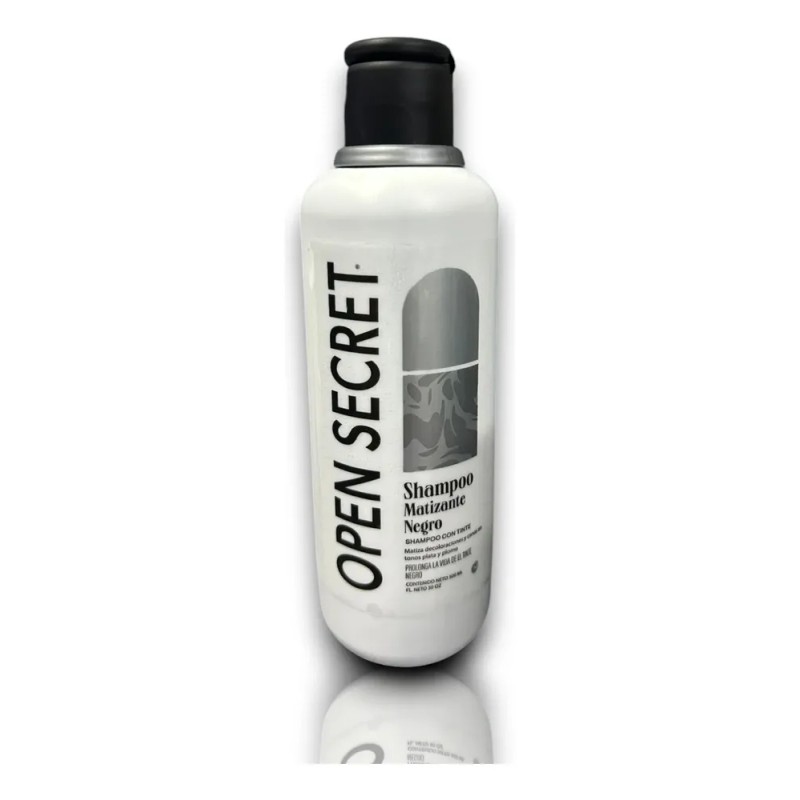 Matizante Negro Shampoo Con Tinte Open Secret