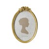 Sunlit Vintage Picture Frame 5x7 Inch, Oval Antique Photo Frames