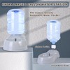 Large Dog Water Bowl Dispenser,3 Gallon/11L Gravity Automatic Pet Water