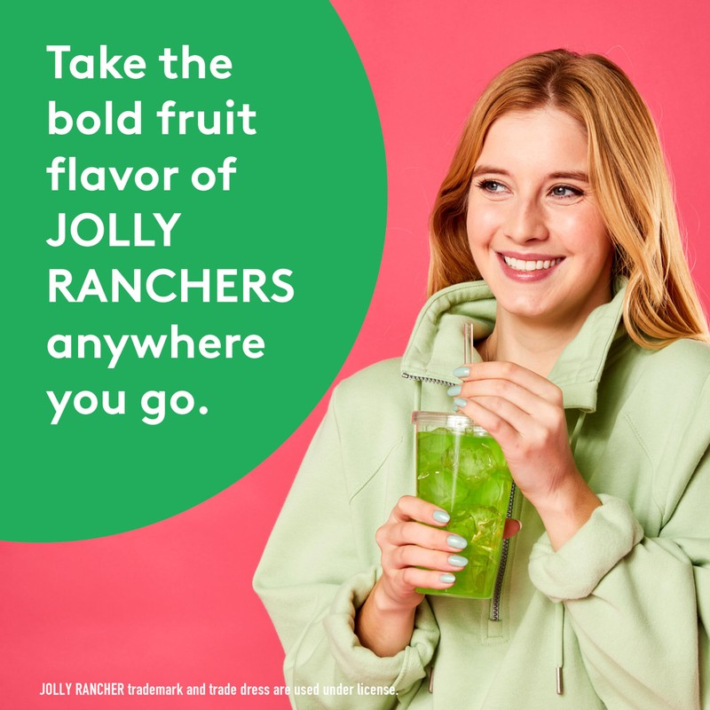 Jolly Rancher Singles To Go Powdered Drink Mix, Green Apple,