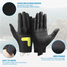 ROCKBROS Cycling Gloves Breathable Gloves for Men Women Touchscreen Non-slip Full Finger Gloves Lightweight Bike Gloves MTB Gloves for Bicycles, Hiking, Riding, Racing, Driving