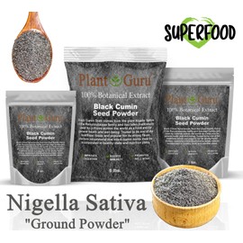 Black Cumin Seed Powder Ground 16 oz. / 1 lb. - Nigella Sativa - Kalonji 100% Pure Natural Herb Spice.