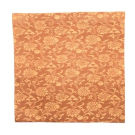 Nakagawa Masashichi Shoten Tea Utensils, Old Fabrics, Small Bumps, Peony Junko, Beige, Specialty Crack