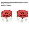 1 Pair NAB Hub Adapters Professional Polished Aluminum Reel to