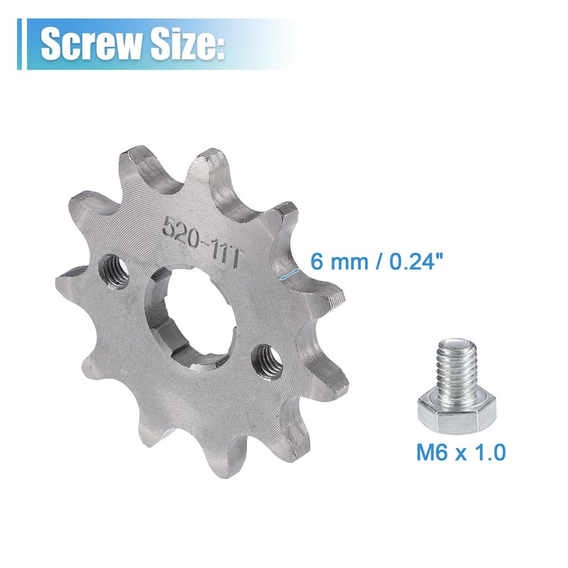 QUARKZMAN 520 Style 11T Teeth 20mm Inner Diameter Motor Front