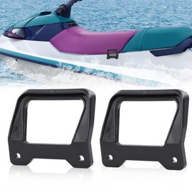 GRAND ORANGE Rear Grab Handle 2 Pack, Compatible with Yamaha WaveRunner 3 650 1992-1996, 700 701 1994-1997, Fit for Yamaha Wave Venture 700 760 1100 1996-1997, Left & Right Black Handle