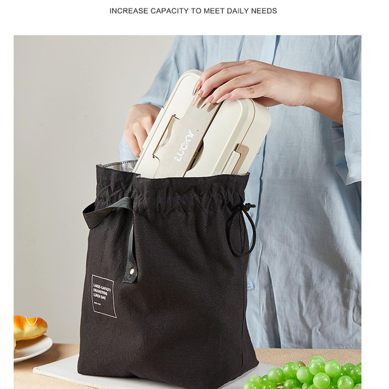 Reusable Lunch Bag,Large Insulated Lunch Bag Waterproof Insulation Cooler Tote