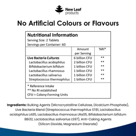 New Leaf Products Probiotic Multi Strain Tablets
