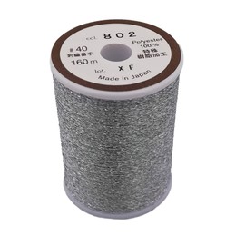 DARUMA Metallic Thread #40/160m 01-0700 Col.802 Silver