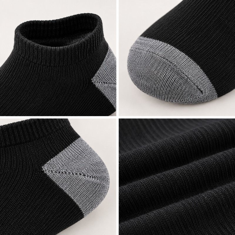 Breathable Low-Cut Socks for Daily Wear – Sweat-Absorbing Comfort for