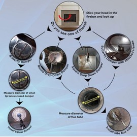 10 inch Round Chimney Sheep Chimney Draught Excluder