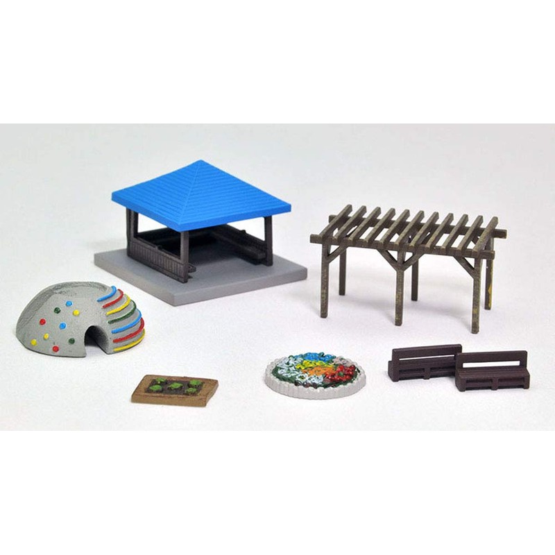 Tommy Tech Scene Collection Scene Accessories 014-4 Station and Park