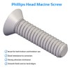 M4x50 Countersunk Machine Screws, Phillips Bolts, Cross Recessed Flat Head