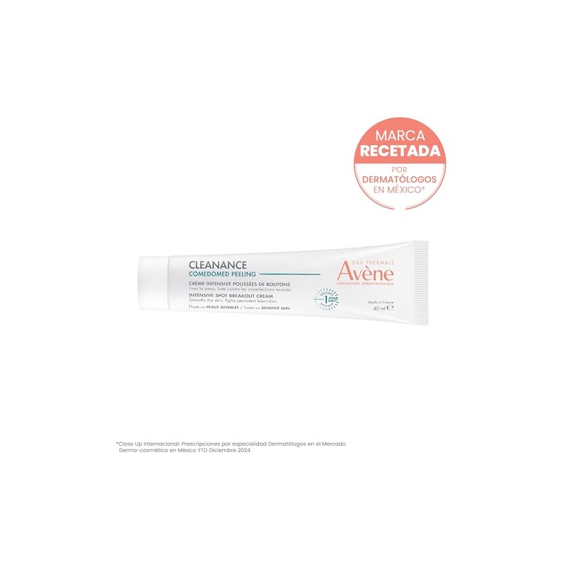 AVENE Cleanance Comedomed Peeling, Anti-imperfecciones, Piel Grasa o con Brotes,