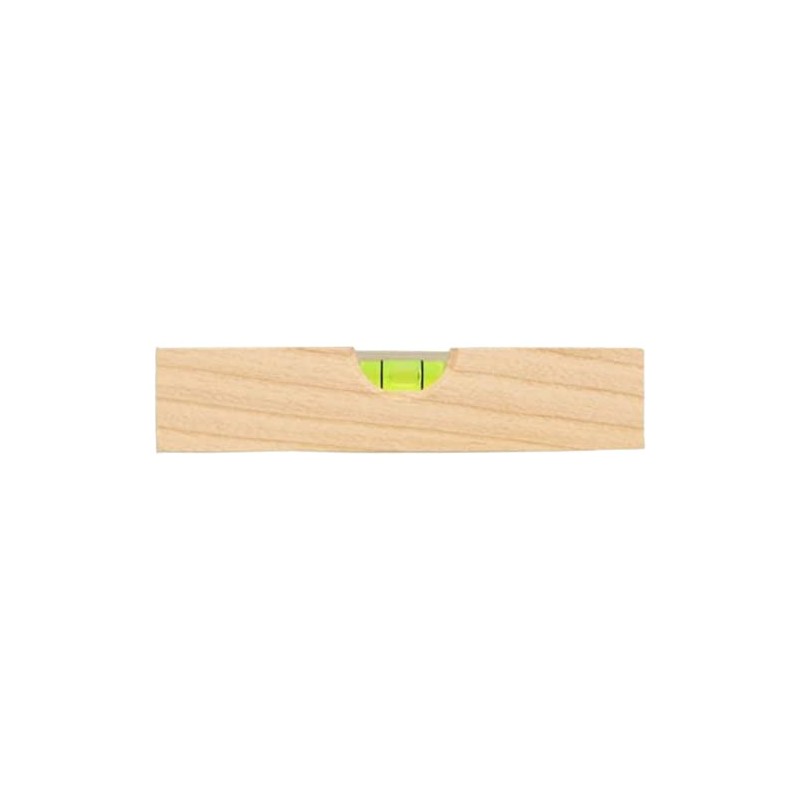 teemando® Brand Mini Spirit Level 15 cm Ash Wood Level