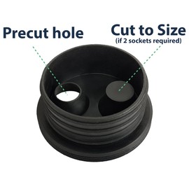 110mm Flexible Reducer | Rubber Reducer for 32mm or 40mm Waste Pipe to 110mm Soil Pipe | 110mm Drainage Fittings | 110mm Reducer Waste Pipe Connector | Pipe Reducer Fittings | Drain Pipe Reducer