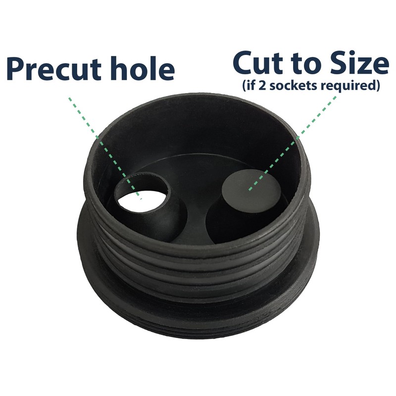 110mm Flexible Reducer | Rubber Reducer for 32mm or 40mm