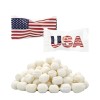 Hospitality Mints Patriotic USA Flag Buttermints - 26 oz. Bag