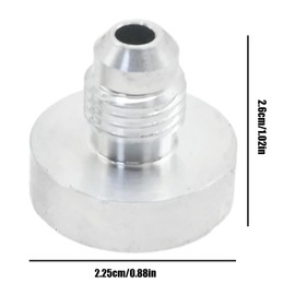 Zreneyfex 4Pcs 4AN Male Weld on Bung Fitting Hose Adapter Male Weld In Bung Fittings Hose Adapter for Fuel Tank Fuel Oil Hose Tank Oil Pan Valve Cover Aluminum