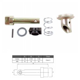 Aftermarket (SET OF 2) Forklift Fork Pin Kit Class 2 | 70MM
