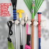 Mop and Broom Holder Wall Mount 2 Pack - Garage