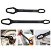 Saipe 2pcs Multifunctional Wrench Set Self Adjustable Wrench Universal Double