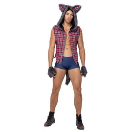 Roma Costume Men's 3-Piece Full Moon Werewolf - X-Large