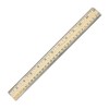 Westcott School Ruler with 16ths and Metric, 12-Inch (10377)