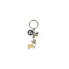 Emilystyle Dog Keychain with Bell, Bone Charm, Bone Keyring, Charm,