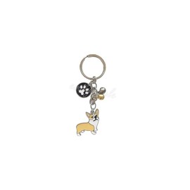 Emilystyle Dog Keychain with Bell, Bone Charm, Bone Keyring, Charm, Going Out, Key Accessory, Dog Bag, Emily Style