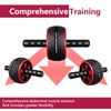 Ab Roller Wheel, Quiet Non-slip Core Abdominal Roller Wheel, Ab