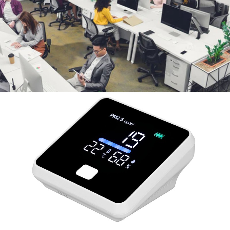 3 in 1 Air Quality Monitor Timely Accurate Measurement Temperature