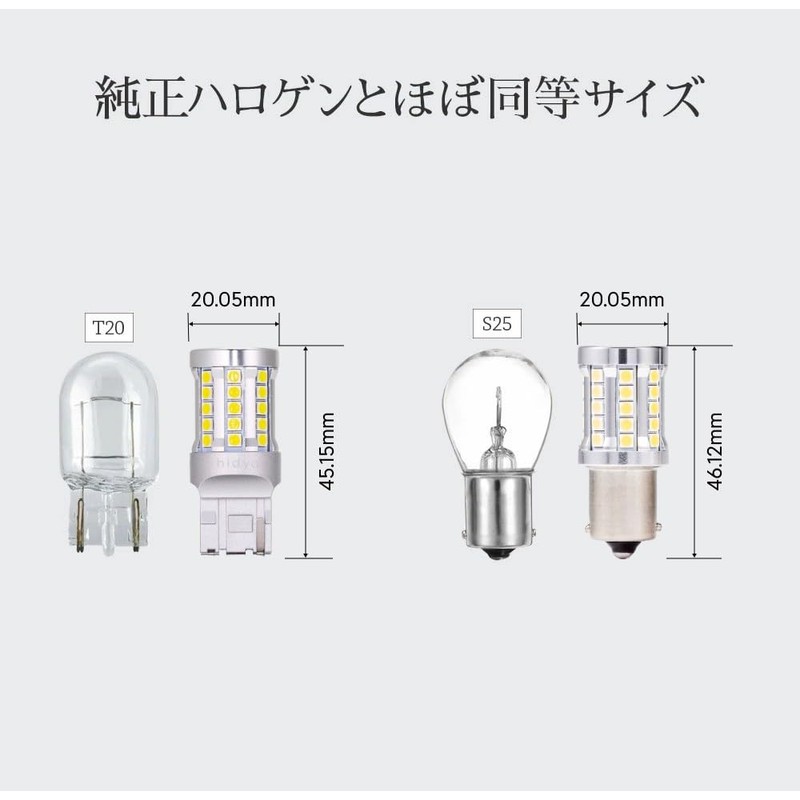HID-YA T20 14390lx LED Back Lamp, Bright, Single, Reverse Light,