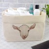Large 'Cute Goat Face' Canvas Organiser/Storage Bag (OR00016888)