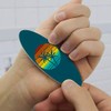 Sunset with Palm Trees Graphic Double-Sided Oval Nail File Emery