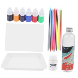 WOONEKY Watercolor Painting Set Marbling Paint Kit Water Marbling Paints Art Supplies Boys and Girls Creative Kit
