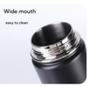 PCSCER Wide Mouth Insulated Sports Water Bottle,Double wall Stainless Steel