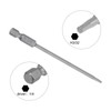 HARFINGTON 5pcs 3/32" Hex Screwdriver Bit SAE 1/4" Hex Shank