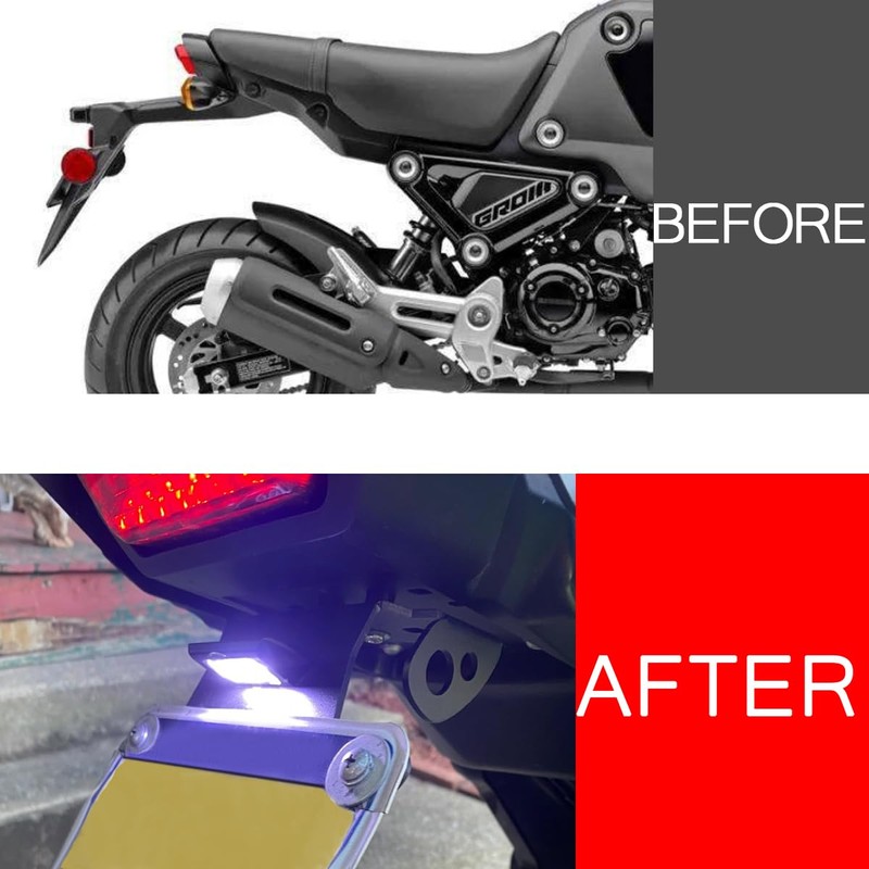Fender Eliminator Compatible with MSX 125 GROM 2022-2025 Rear Tail